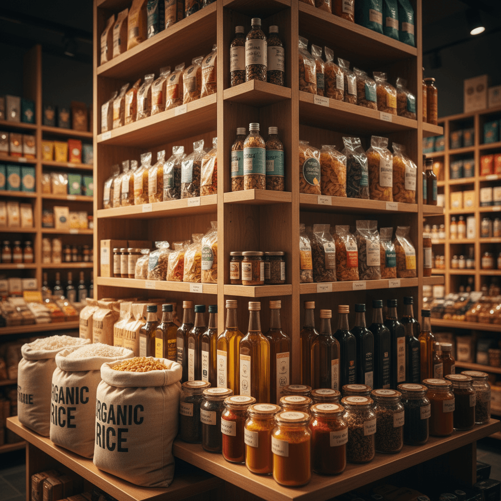 Grocery essentials and staple items