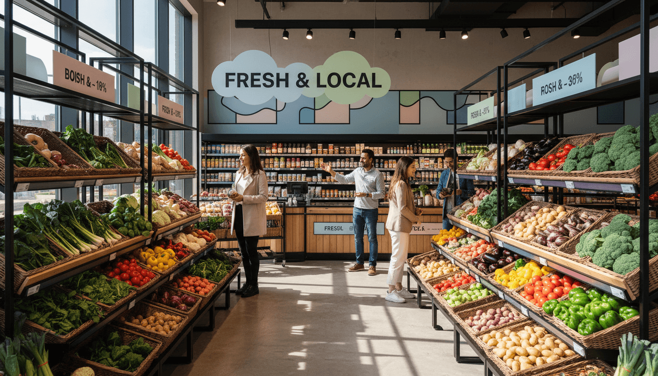 Roshan Kandel and customers inside Halal & Vegetable Mart - Mati Mahal in Nagasaki