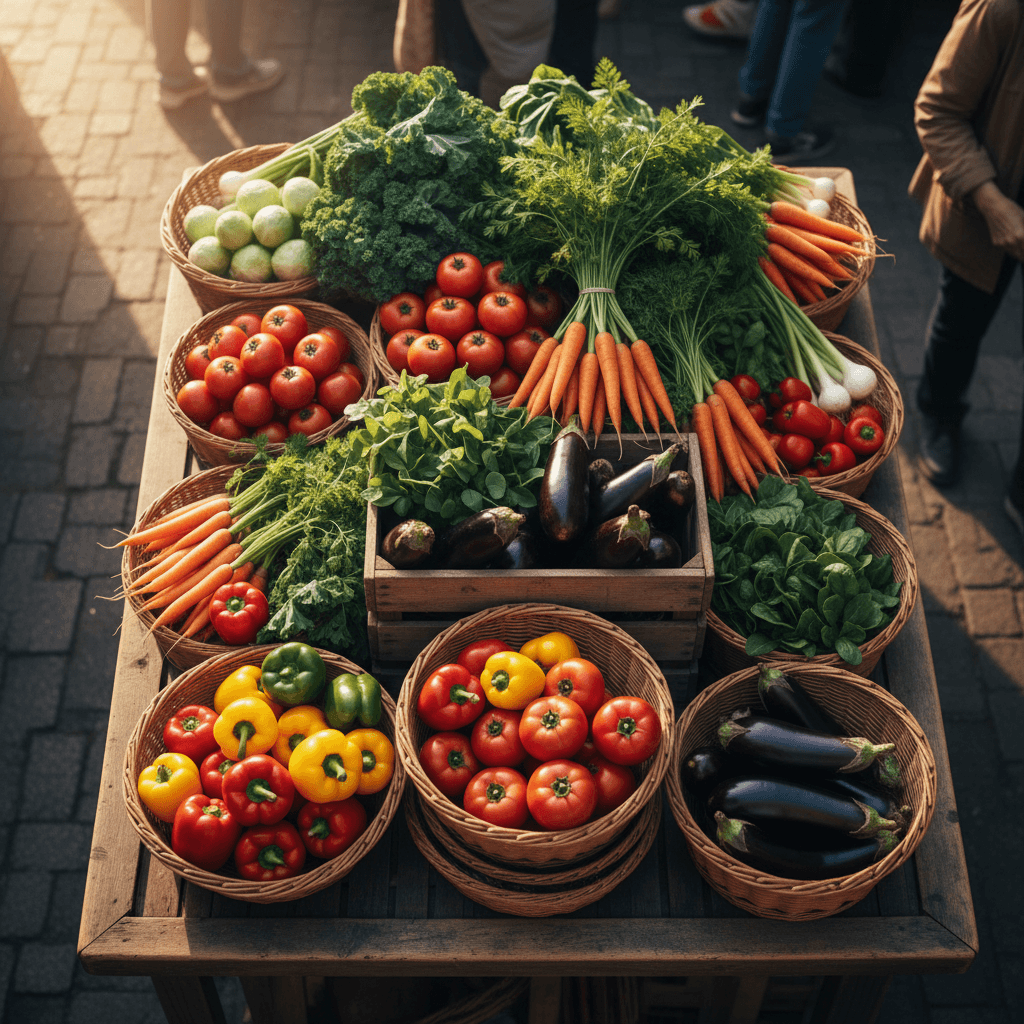 Fresh vegetables daily